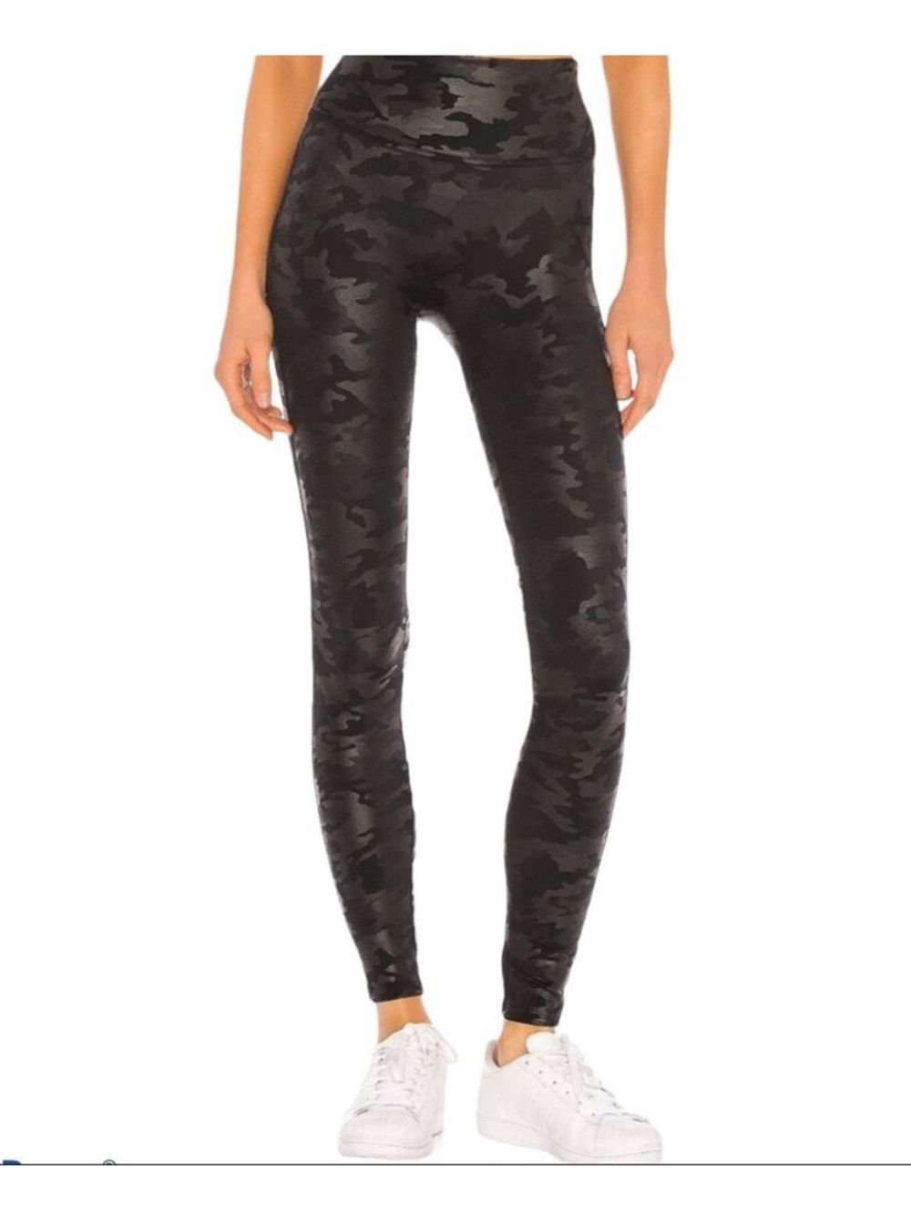 SPANX Black Camo M Leggings Sz M